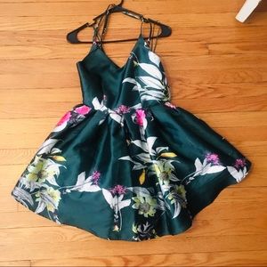 Akira floral cocktail dress
